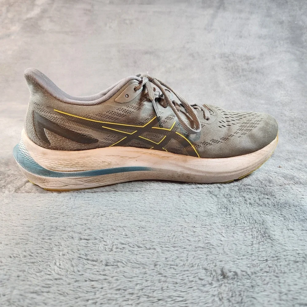 Asics Shoes Mens 10 Gray GT-2000 12 Running Sneakers Trainers PureGel 1011B691
